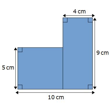 Rectangular Compound Shape We need to find the base of the rectangle on the left. The base of the ...