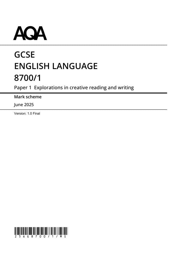 AQA GCSE English Language Past Papers | MathsGenie